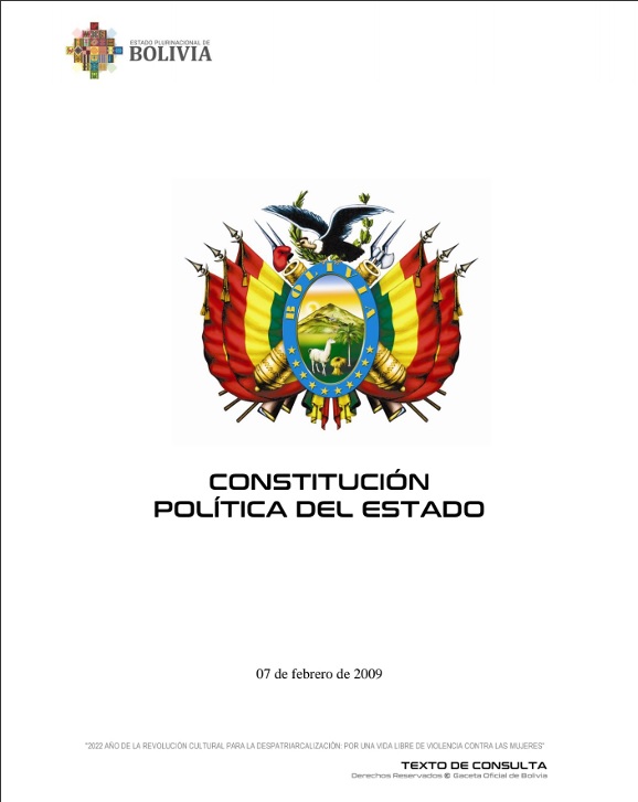 Constitución Política del Estado